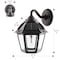 Gama Sonic Polaris Solar Wall Light, Black 177010 - alternate 7